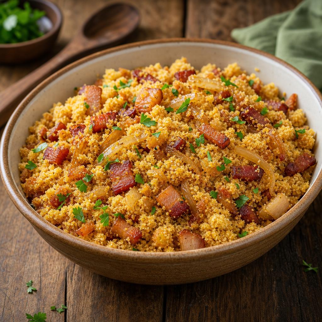 Farofa de Bacon Especial