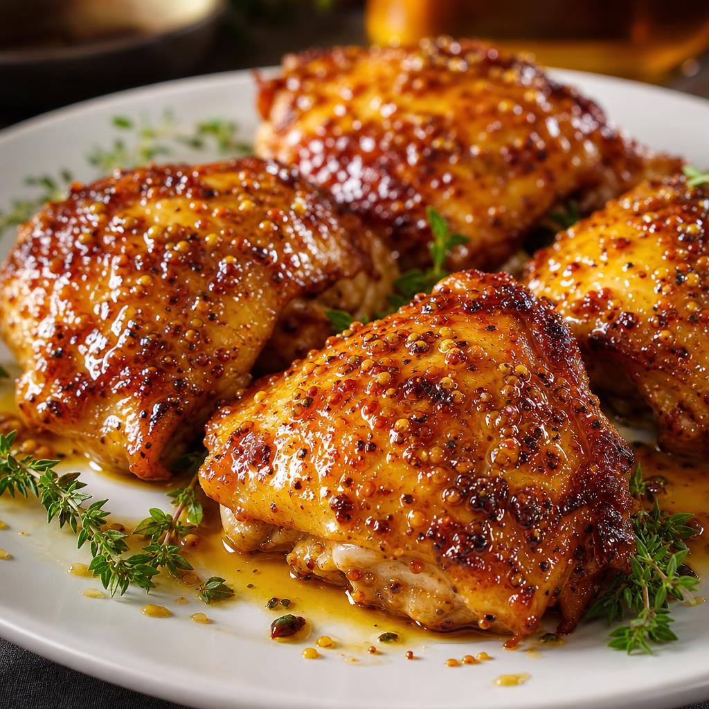 Frango ao Molho de Mostarda e Mel